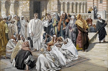 James Tissot The Pharisees Question Jesus