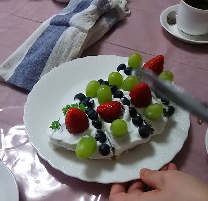 ライ麦粉のケーキ